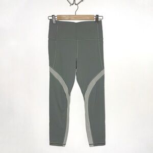 Athleta Green 7/8 Workout Leggings